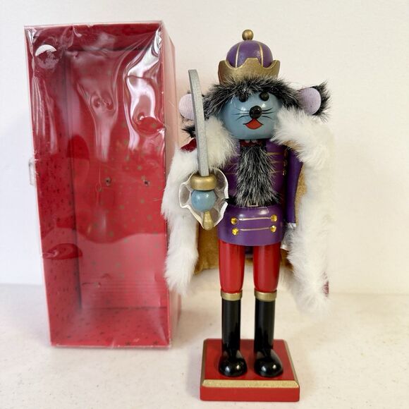 Mouse king was sword Christmas, classic Nutcracker‎ 10 inch tall with sword - Picture 1 of 9